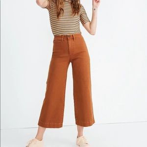 NEVER BEEN WORN MADEWELL CROPPED PANTS